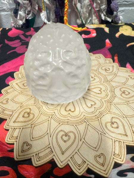 Selenite Skull