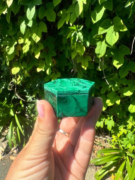 Malachite Trinket Box