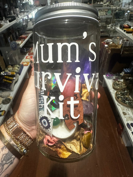 Mum’s Survival kit Jars