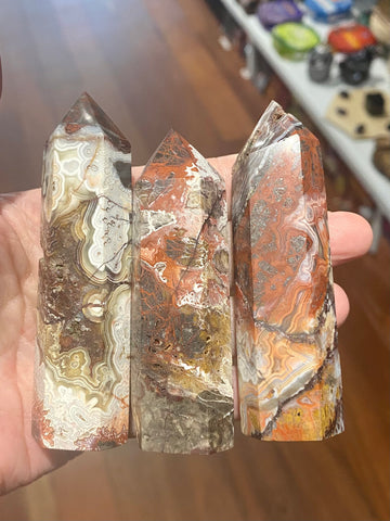 Crazy lace Agate Tower