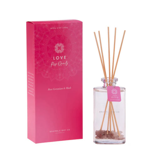 Crystal Reed Diffuser - Love - Rose Quartz