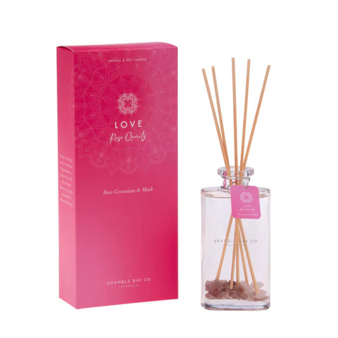 Crystal Reed Diffuser - Love - Rose Quartz