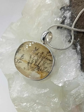 Dendritic Agate Pendant