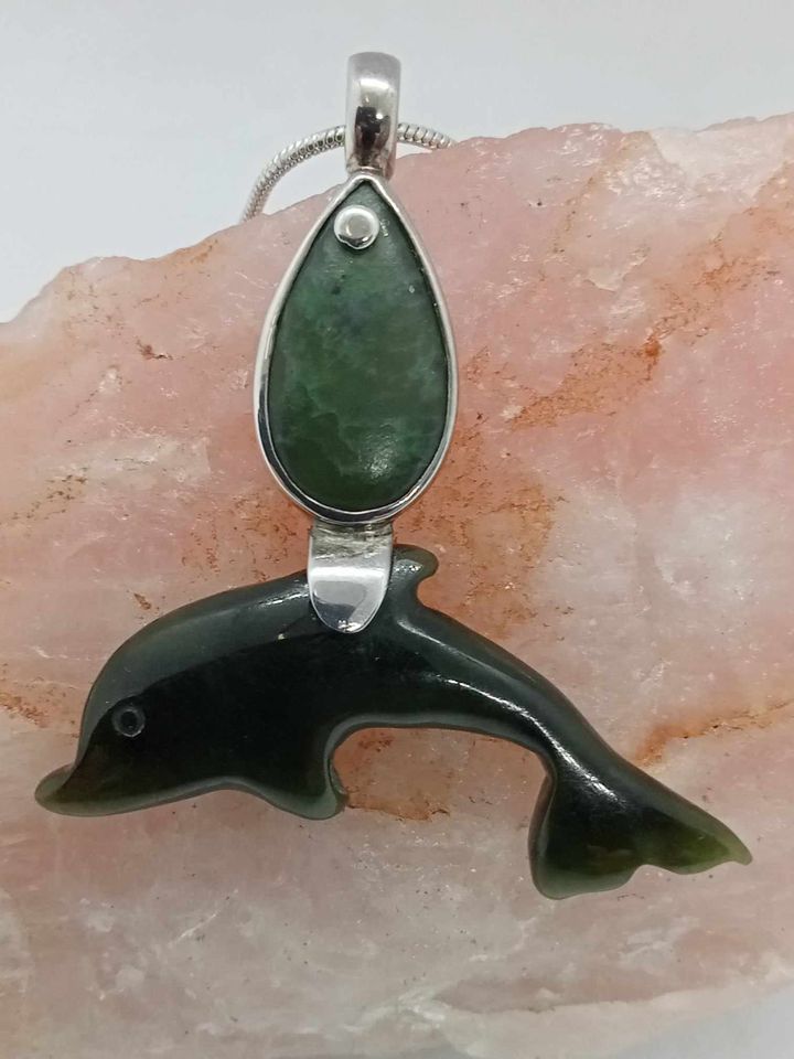 Jade Dolphin Pendant