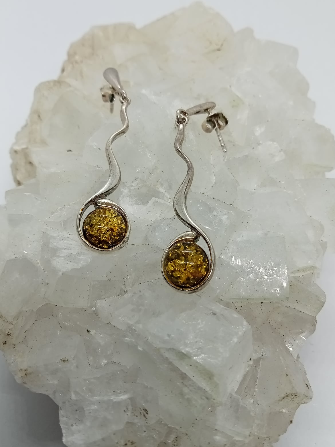 Amber Earrings