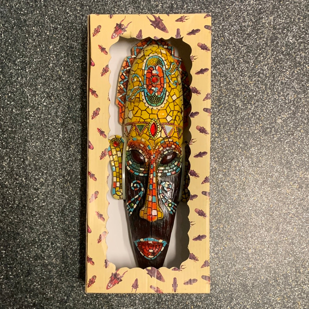 Mosaic African Mask 35cm