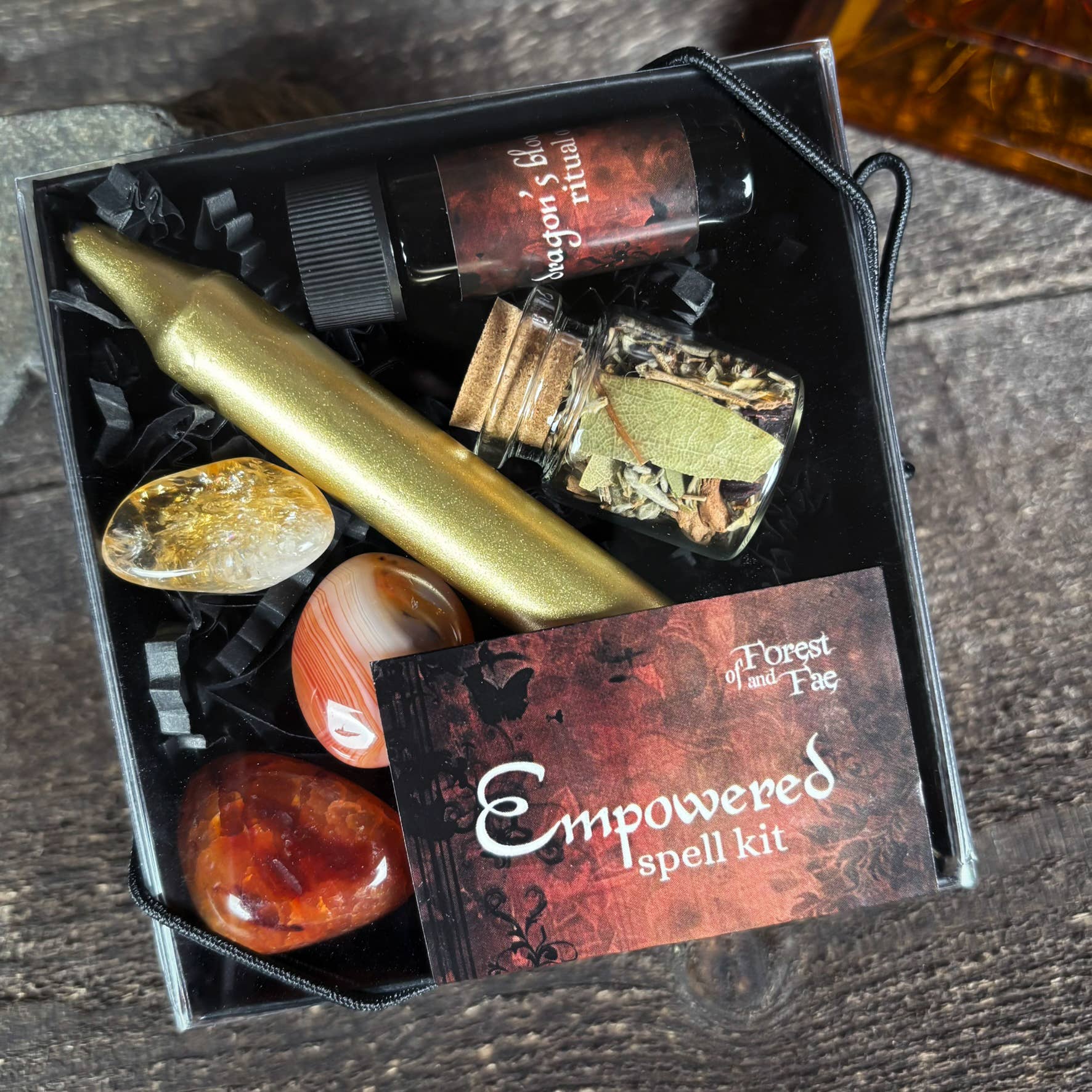 Empowered Spell Kit • Witchcraft Courage & Strength