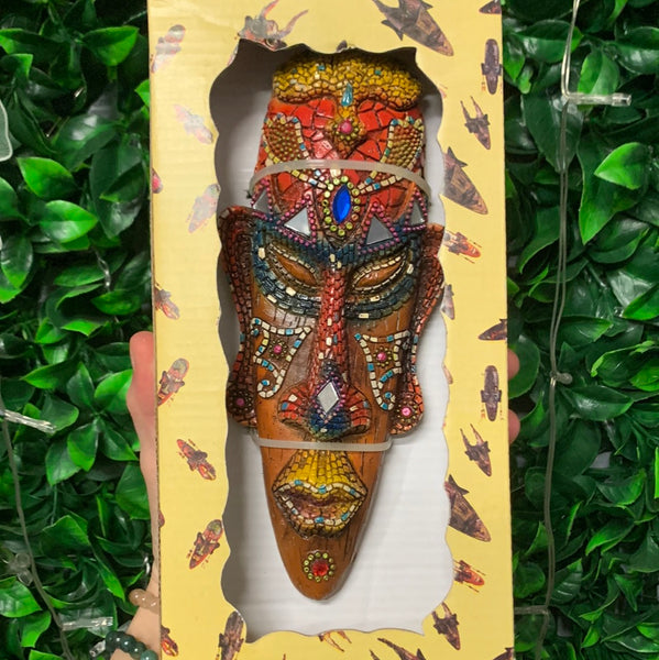 Mosaic African Mask 28cm