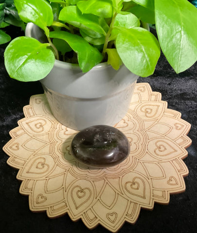 Smokey Quartz Palm Stone