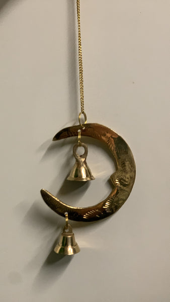 Brass Single Bells with Beads