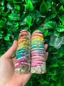 Sage & Rose Petal Smudge Stick
