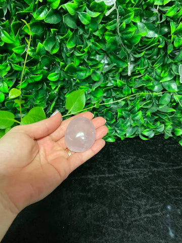 Rose Quartz Palm Stone