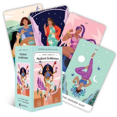 Tarot cards of modern goddesses