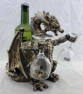 Steampunk Dragon Wine Holder