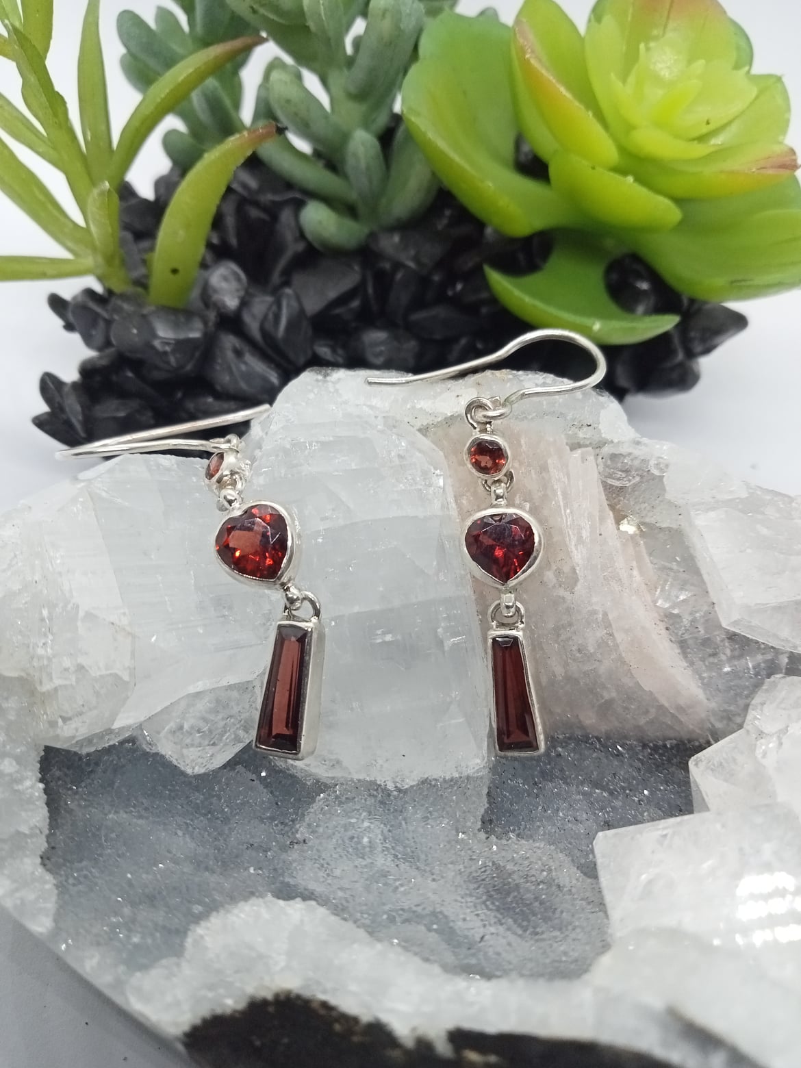 Garnet Earrings