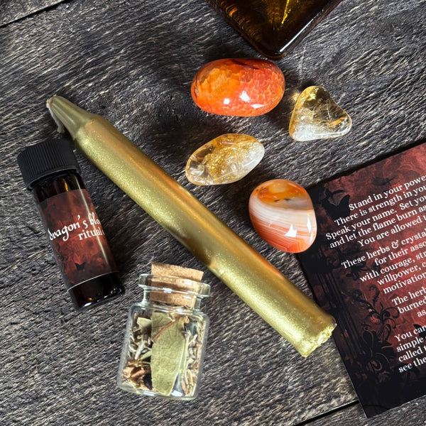 Empowered Spell Kit • Witchcraft Courage & Strength