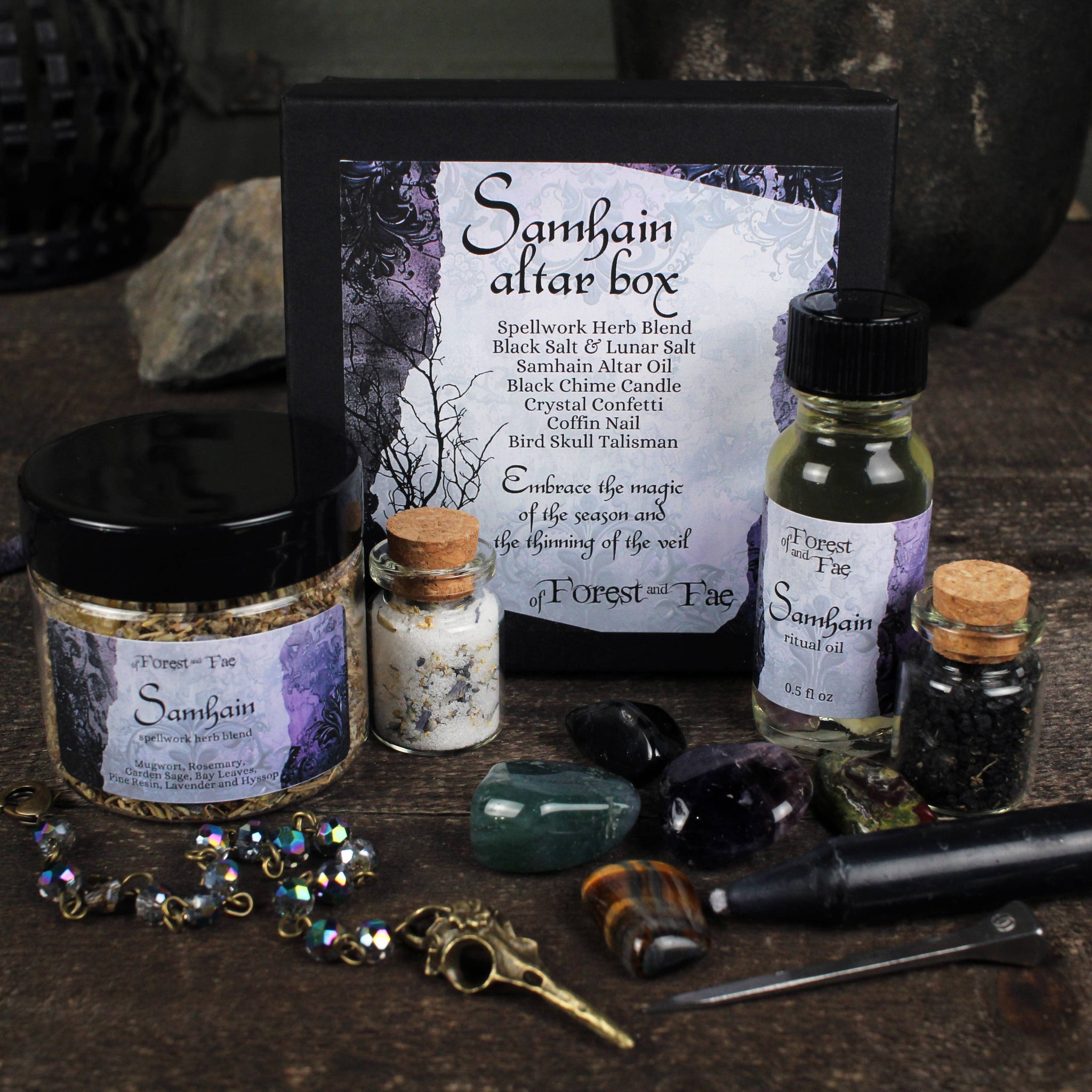 Samhain Altar Box • Ritual • Spell • Halloween Witch Gift