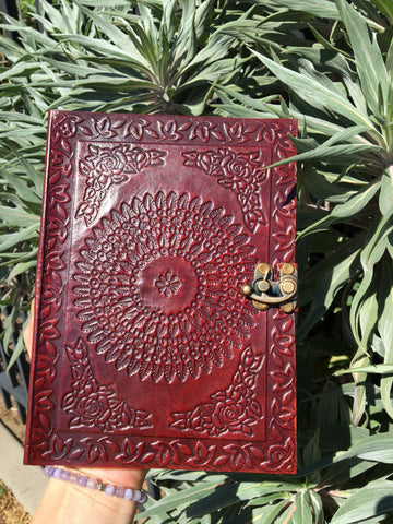 Leather Journal with Metal Clasp