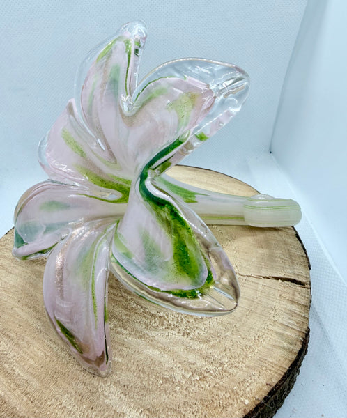 Everlasting Flower- Pink,Green and Gold