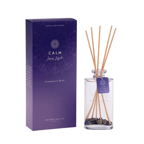 Crsytal Reed Diffuser - Calm - Lapis Lazuli