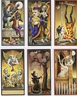 Deviant moon tarot cards