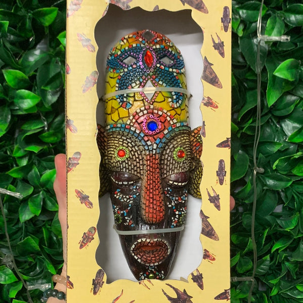 Mosaic African Mask 28cm