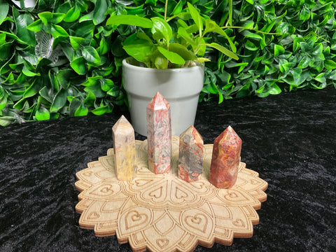 Crazy Lace Agate Tower