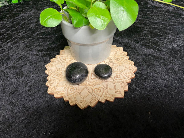 Black Tourmaline Palm Stone