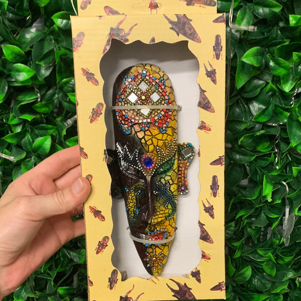 Mosaic African Mask 28cm
