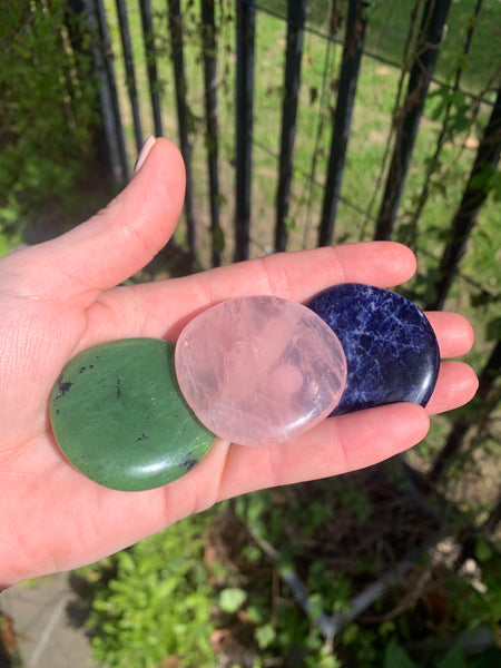 Crystal Palm Stones