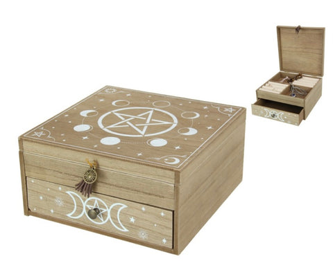 Wiccan Design Jewellery Box