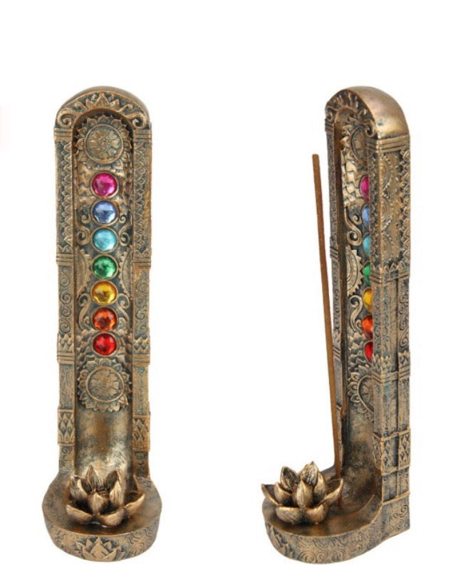 Chakra Lotus Incense Stick Burner