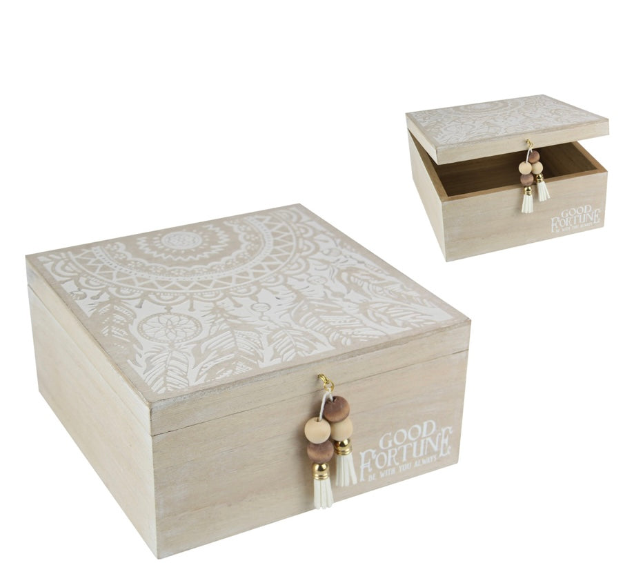 Wooden Box - Mandala Pattern