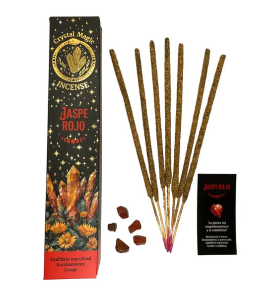 Jaspe rojo incense sticks