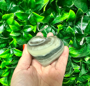 Banded Agate Heart