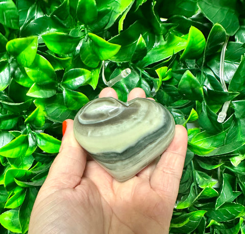 Banded Agate Heart