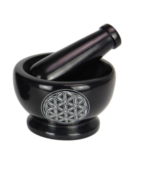 Mortar & Pestle - Flower of Life
