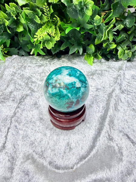 Chrysocolla Sphere