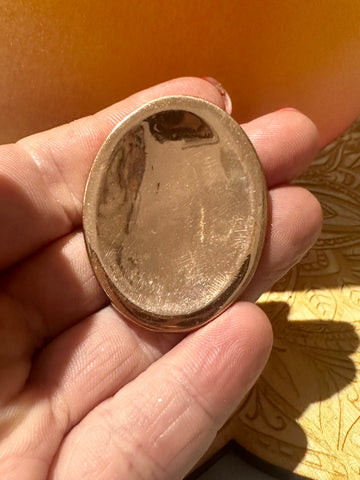 Copper worry stone