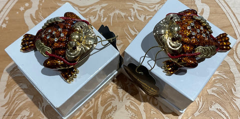 Chineses lucky frog jewellery box