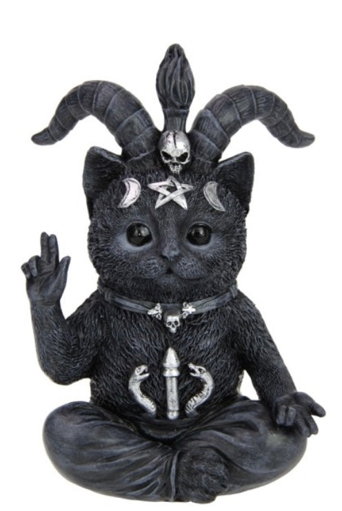 Baphomet Sitting Cat