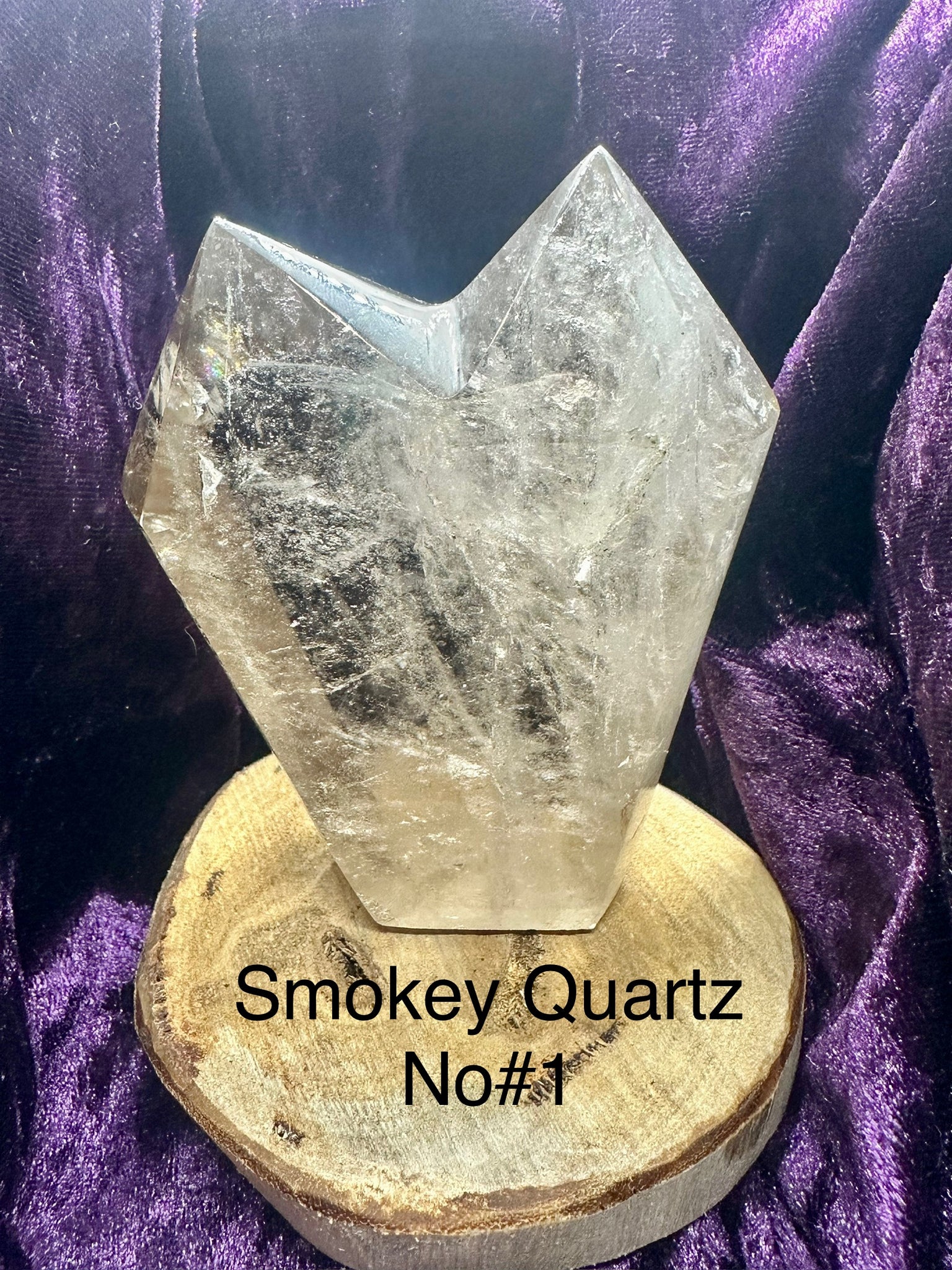 Smokey Quartz Double Tower #1