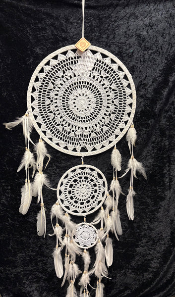 Crochet Dream Catcher - Triple Drop