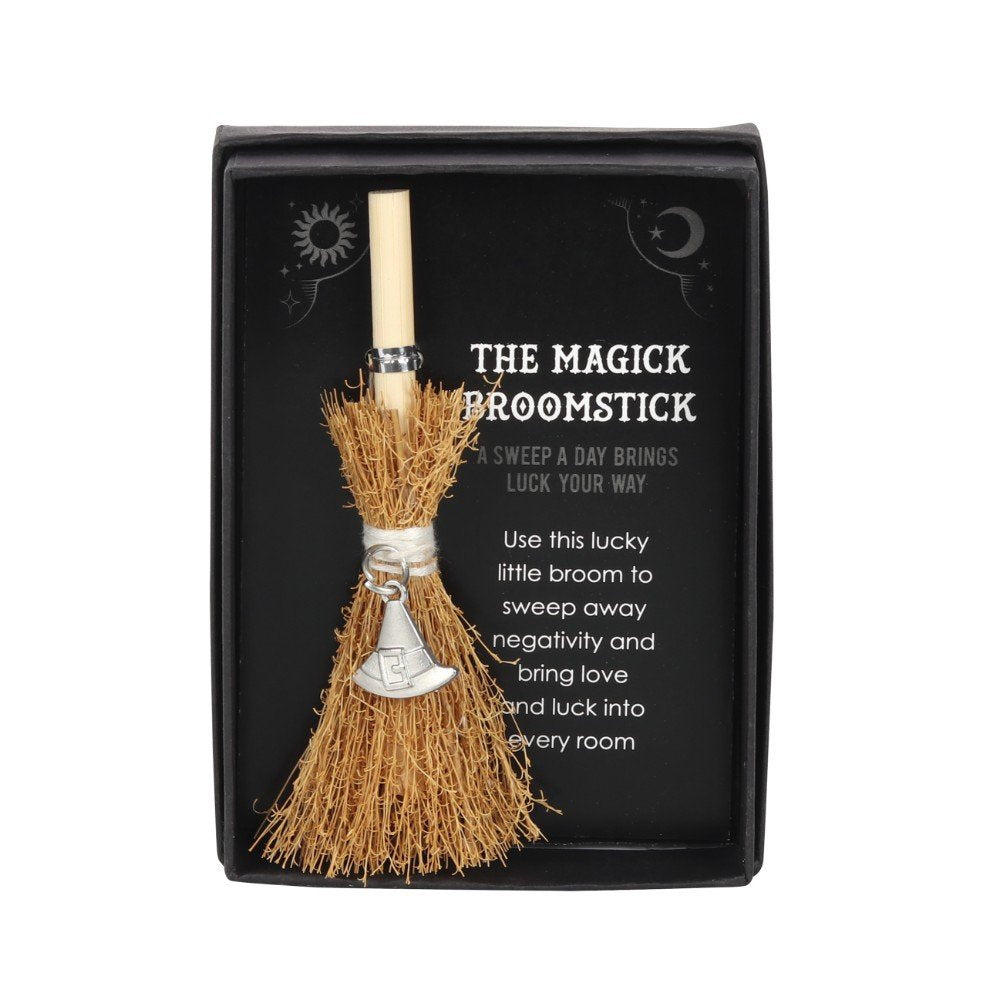 Magick witches hat broomstick
