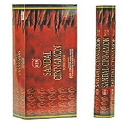 Sandal Cinnamon Incense Sticks HEX