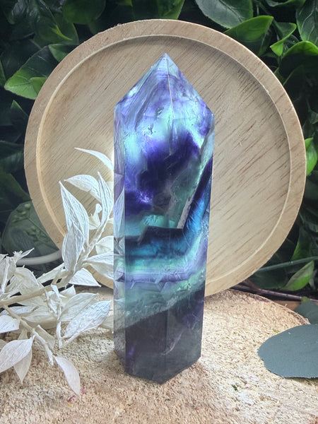 Rainbow Fluorite Tower