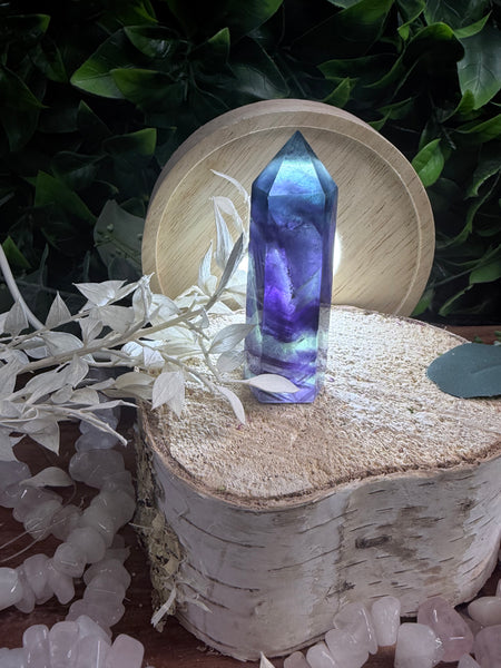 Rainbow Fluorite Tower