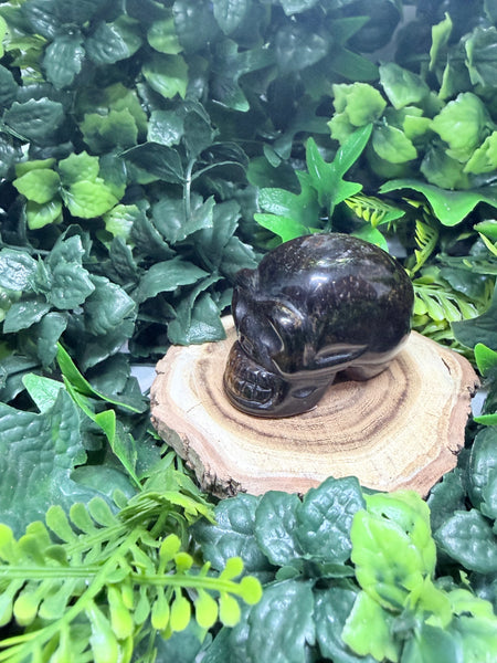 Tiger Eye Skull