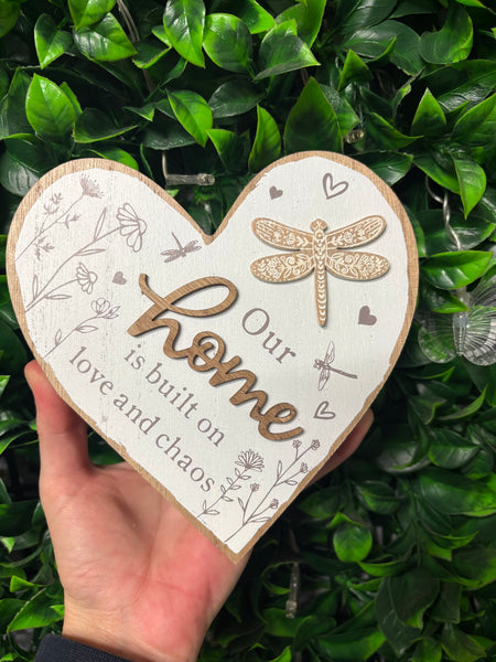 Home & Love Plaque