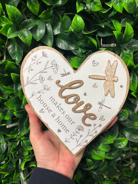 Home & Love Plaque